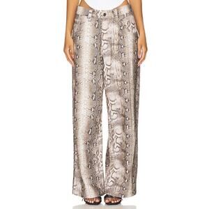 Jaded London 'Colossus' Black Wide Leg Denim Jean Size 28